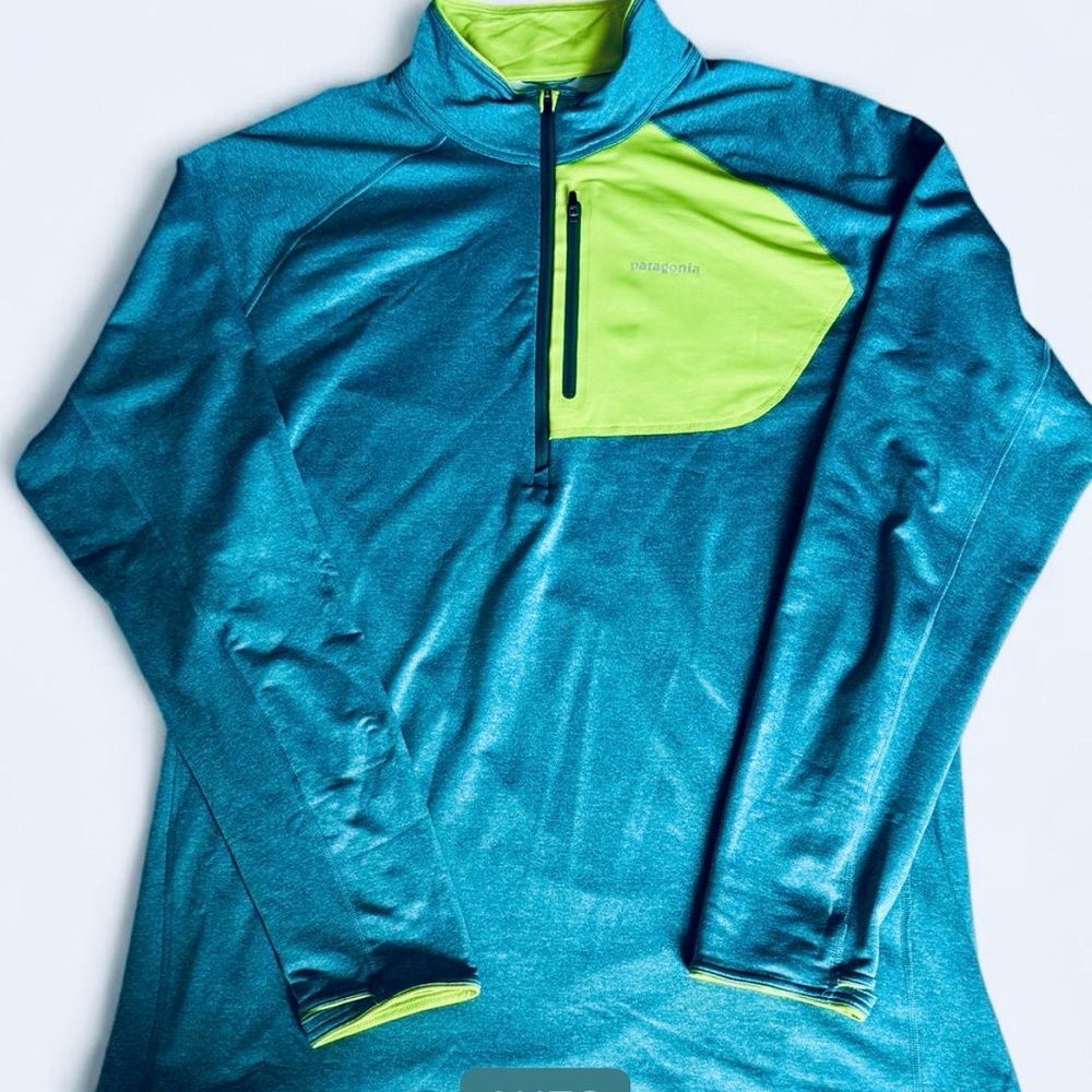 PATAGONIA MENS THERMAL SPEEDWORK ZIP NECK FLEECE XL PULLOVER BASELAYER OR SOLO
